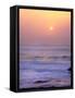 Sun Setting over the Pacific Ocean, Oregon, USA-Jaynes Gallery-Framed Stretched Canvas