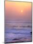 Sun Setting over the Pacific Ocean, Oregon, USA-Jaynes Gallery-Mounted Photographic Print