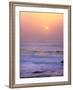 Sun Setting over the Pacific Ocean, Oregon, USA-Jaynes Gallery-Framed Photographic Print