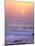 Sun Setting over the Pacific Ocean, Oregon, USA-Jaynes Gallery-Mounted Photographic Print