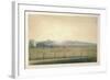 Sun Setting Seen from the Observatory at Oxford-John Baptist Malchair-Framed Giclee Print