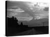 Sun Setting-Peter Stackpole-Stretched Canvas