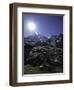 Sun Shines Over Flags, Nepal-David D'angelo-Framed Photographic Print