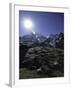 Sun Shines Over Flags, Nepal-David D'angelo-Framed Photographic Print