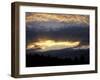 Sun Shines through the Clouds over Northern Forest, Maine, USA-Jerry & Marcy Monkman-Framed Photographic Print