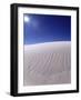 Sun Shining on Desert Sand-Jim Zuckerman-Framed Photographic Print