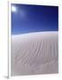 Sun Shining on Desert Sand-Jim Zuckerman-Framed Photographic Print