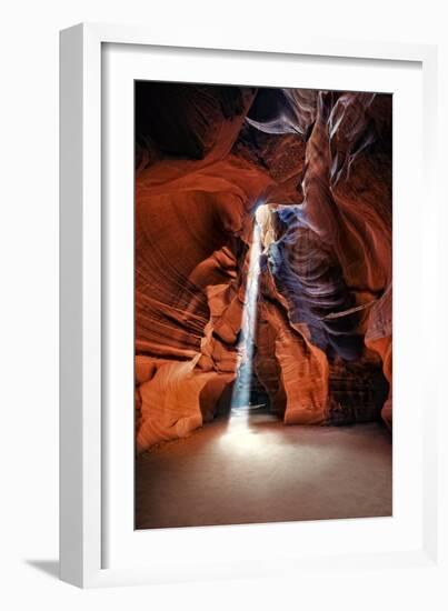 Sun Shining Through Canyon I-David Drost-Framed Photographic Print