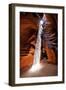 Sun Shining Through Canyon II-David Drost-Framed Photographic Print