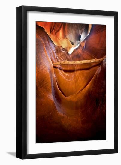 Sun Shining Through Canyon VI-David Drost-Framed Photographic Print