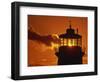 Sun Shining Through Lantern Room of Belle Tout, Beachy Head, Sussex, England, UK-Ian Griffiths-Framed Photographic Print