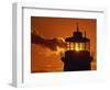 Sun Shining Through Lantern Room of Belle Tout, Beachy Head, Sussex, England, UK-Ian Griffiths-Framed Photographic Print