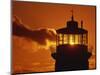 Sun Shining Through Lantern Room of Belle Tout, Beachy Head, Sussex, England, UK-Ian Griffiths-Mounted Photographic Print