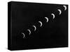 Sun Stages During Solar Eclipse-null-Stretched Canvas