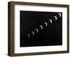 Sun Stages During Solar Eclipse-null-Framed Photographic Print