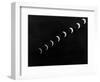 Sun Stages During Solar Eclipse-null-Framed Photographic Print