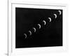 Sun Stages During Solar Eclipse-null-Framed Photographic Print