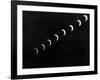 Sun Stages During Solar Eclipse-null-Framed Photographic Print