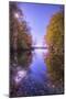 Sun Star and Autumn Reflections, New Hampshire-Vincent James-Mounted Photographic Print