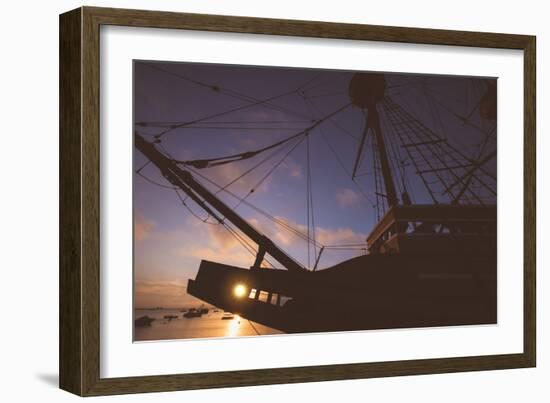 Sun Star at Mayflower, Plymouth Massachusetts-Vincent James-Framed Photographic Print