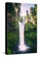 Sun Start at Panther Falls Columbia River Gorge, Washington-Vincent James-Stretched Canvas