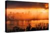 Sun Storm, San Francisco Bay-null-Stretched Canvas