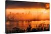 Sun Storm, San Francisco Bay-null-Stretched Canvas