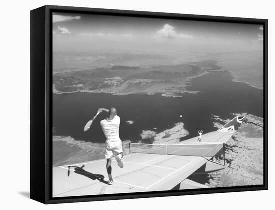 Sun Stroke-Thomas Barbey-Framed Stretched Canvas