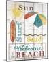 Sun, Surf & Sand-Katrina Craven-Mounted Art Print