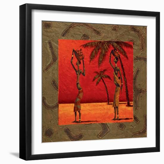 Sun Tribe II-null-Framed Art Print