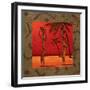 Sun Tribe II-null-Framed Art Print