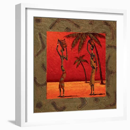 Sun Tribe II-null-Framed Art Print