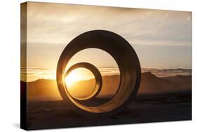 Sun Tunnels at Summer Solstice-Lindsay Daniels-Stretched Canvas
