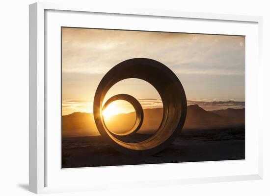 Sun Tunnels at Summer Solstice-Lindsay Daniels-Framed Photographic Print