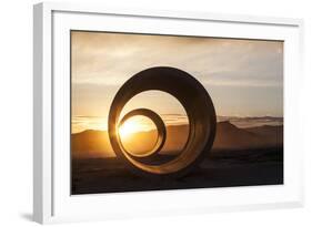 Sun Tunnels at Summer Solstice-Lindsay Daniels-Framed Photographic Print