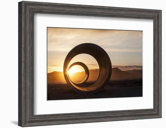 Sun Tunnels at Summer Solstice-Lindsay Daniels-Framed Photographic Print