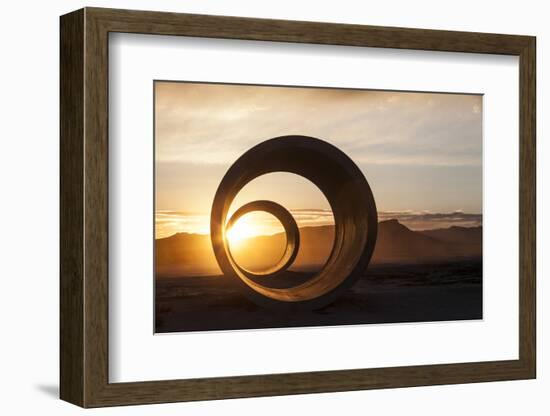 Sun Tunnels at Summer Solstice-Lindsay Daniels-Framed Photographic Print