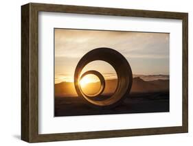 Sun Tunnels at Summer Solstice-Lindsay Daniels-Framed Photographic Print