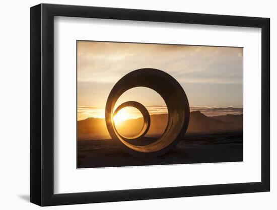 Sun Tunnels at Summer Solstice-Lindsay Daniels-Framed Photographic Print