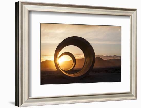 Sun Tunnels at Summer Solstice-Lindsay Daniels-Framed Photographic Print