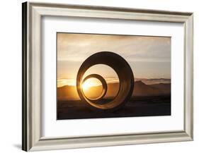 Sun Tunnels at Summer Solstice-Lindsay Daniels-Framed Photographic Print