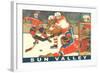 Sun Valley, Hockey Game-null-Framed Art Print