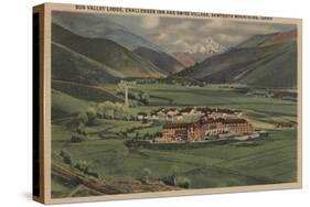 Sun Valley, ID - View of Sun Valley Lodge-Lantern Press-Stretched Canvas