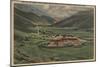 Sun Valley, ID - View of Sun Valley Lodge-Lantern Press-Mounted Art Print