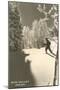 Sun Valley, Idaho, Cross Country Skier-null-Mounted Art Print