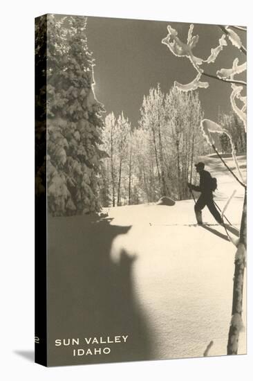 Sun Valley, Idaho, Cross Country Skier-null-Stretched Canvas