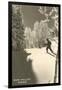 Sun Valley, Idaho, Cross Country Skier-null-Framed Art Print