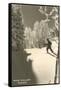 Sun Valley, Idaho, Cross Country Skier-null-Framed Stretched Canvas