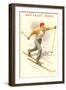 Sun Valley, Idaho, Cross Country Skier-null-Framed Art Print