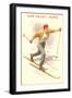 Sun Valley, Idaho, Cross Country Skier-null-Framed Art Print